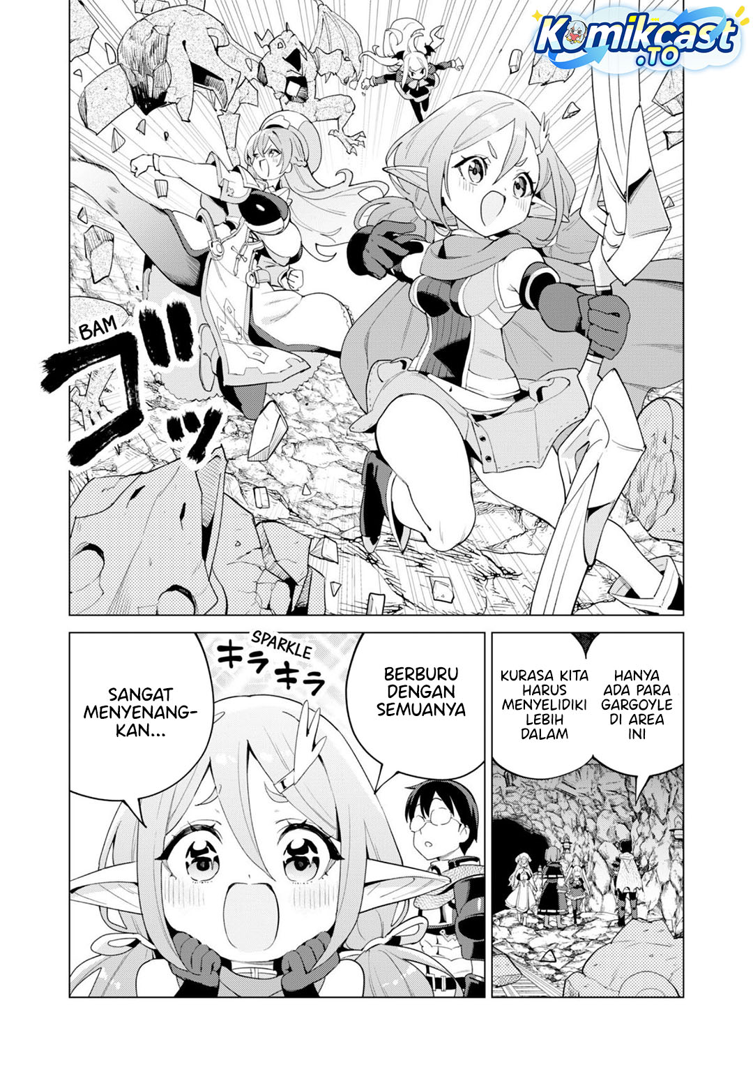 Gacha wo Mawashite Nakama wo Fuyasu Saikyou no Bishoujo Gundan wo Tsukuriagero Chapter 78 Bahasa Indonesia